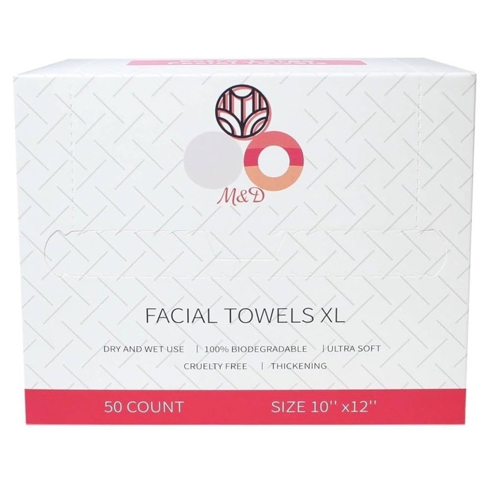 DolMay XL Face Cleaning TowelsUSDA Biobased, Disposable & Ultra Soft 2 PACK